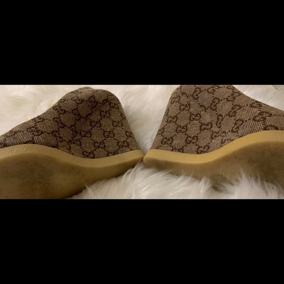 COPY - Gucci monogram wedge shoes - Picture 4 of 5